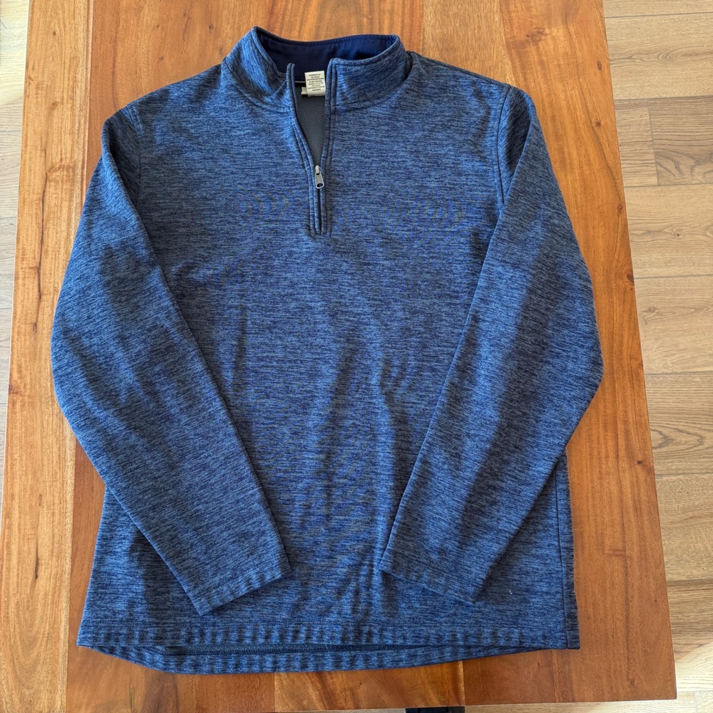 Rorie Whelan Golf‎ Men's Blue 1/4 zip Pullover Sweatshirt Size XL